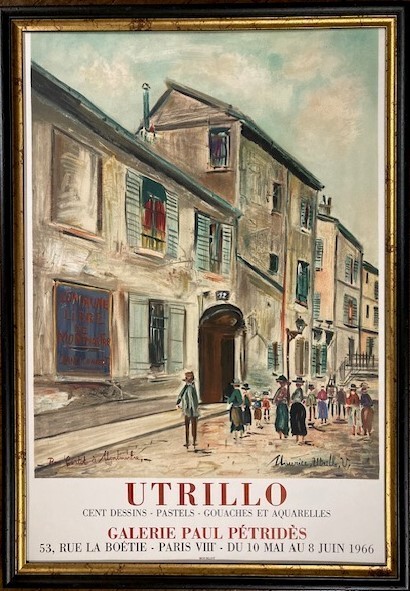 [Special price] ≪ Maurice Utrillo ≫ Original lithograph [lithography] 1966