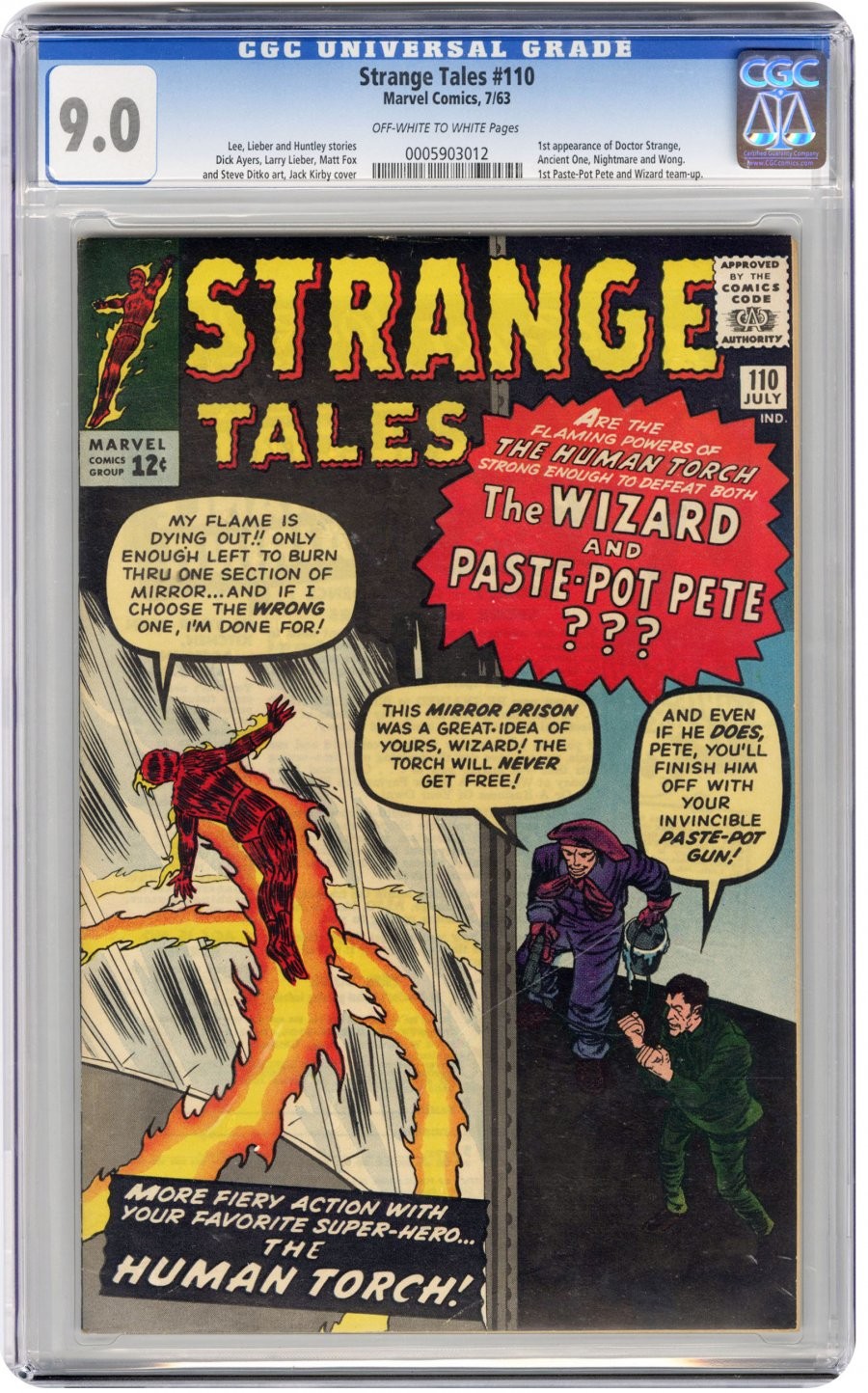 Marvel - STRANGE TALES (1951-76) #110 - Grade 9.0 - Comic Book Marvel - STRANGE TALES (1951-76) #110 - Grade 9.0 - Comic Book
