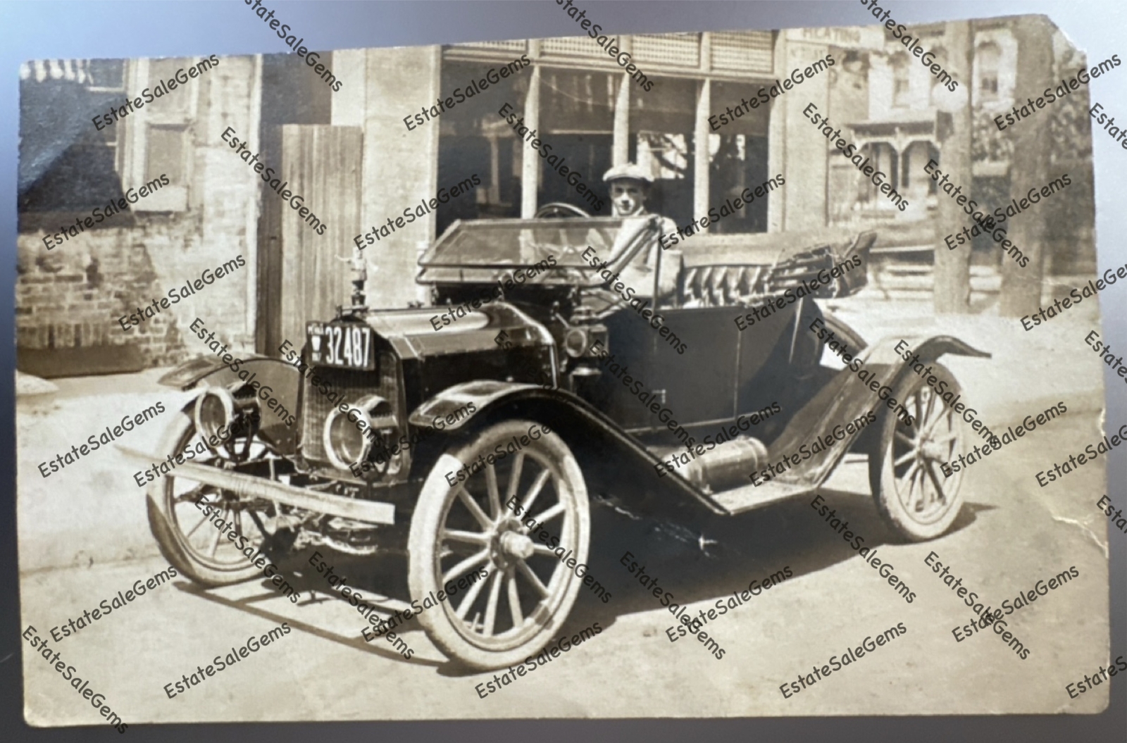 RPPC automobile Studebaker or E-M-F 1917 Pennsylvania plate Real Photo Postcard RPPC automobile Studebaker or E-M-F 1917 Pennsylvania plate Real Photo Postcard
