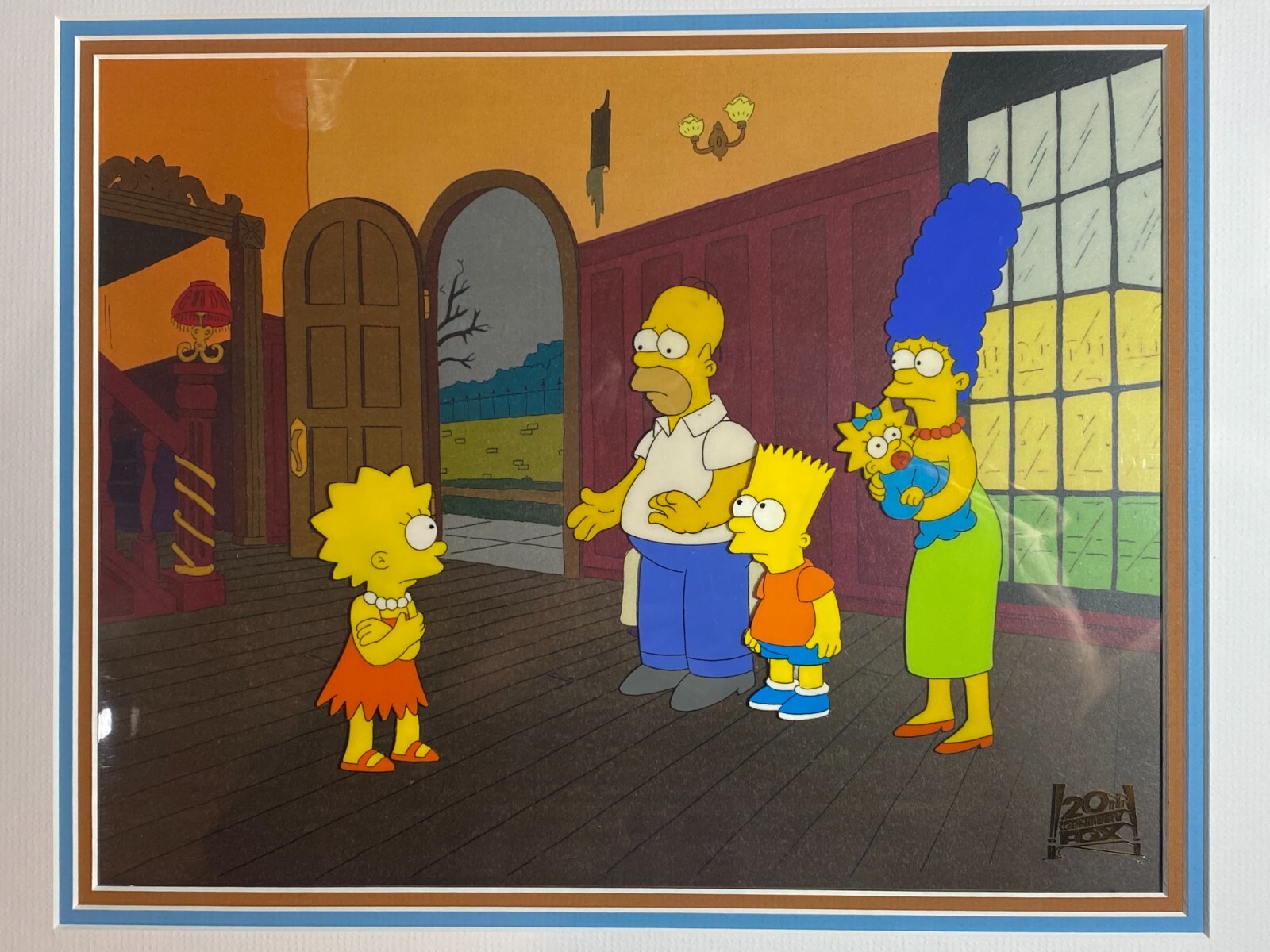 The Simpsons Treehouse of Horror I, Season 2, 1990 Bad Dream House. Whole Family