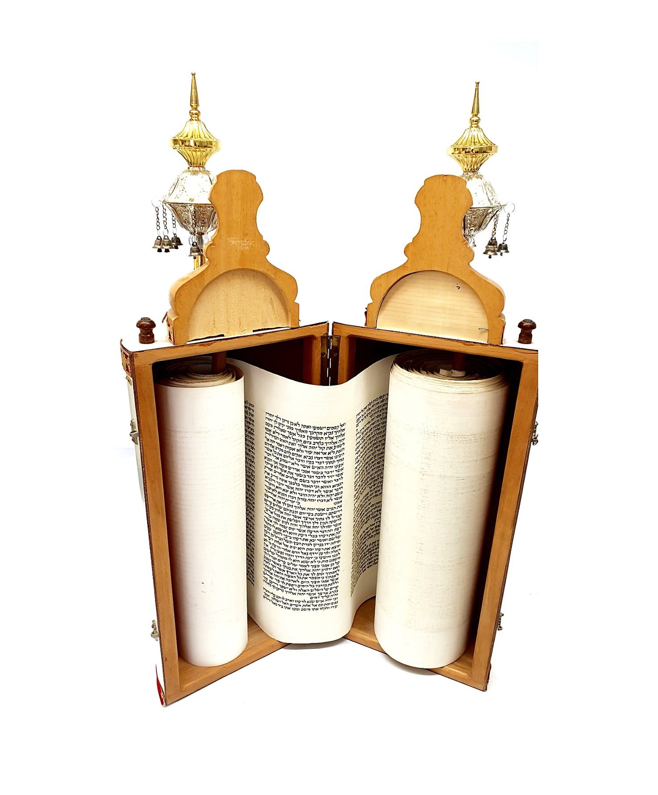 Authentic 50-Year-Old Tifara Judaica Kosher Torah Scroll Sephardic Heritage Authentic 50-Year-Old Tifara Judaica Kosher Torah Scroll Sephardic Heritage