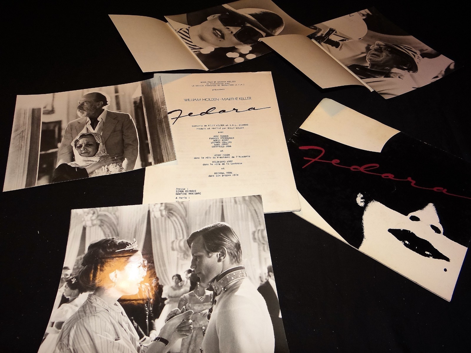  FEDORA Billy Wilder 1977 Film Press Kit + Michael York Photos