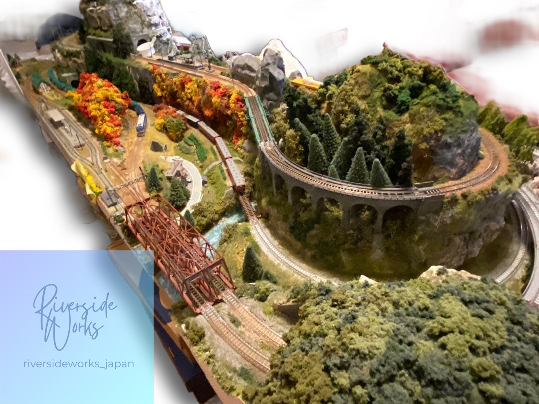 N Gauge Fixed Diorama Layout 2,400mm x 900mm