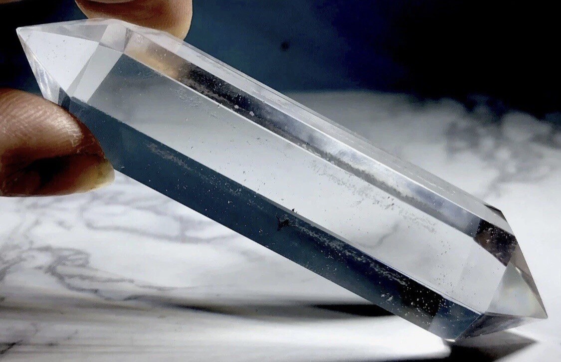 Huge Breath Taking Natural Vogel Quartz Crystal Point Raw Gemstone Specimen