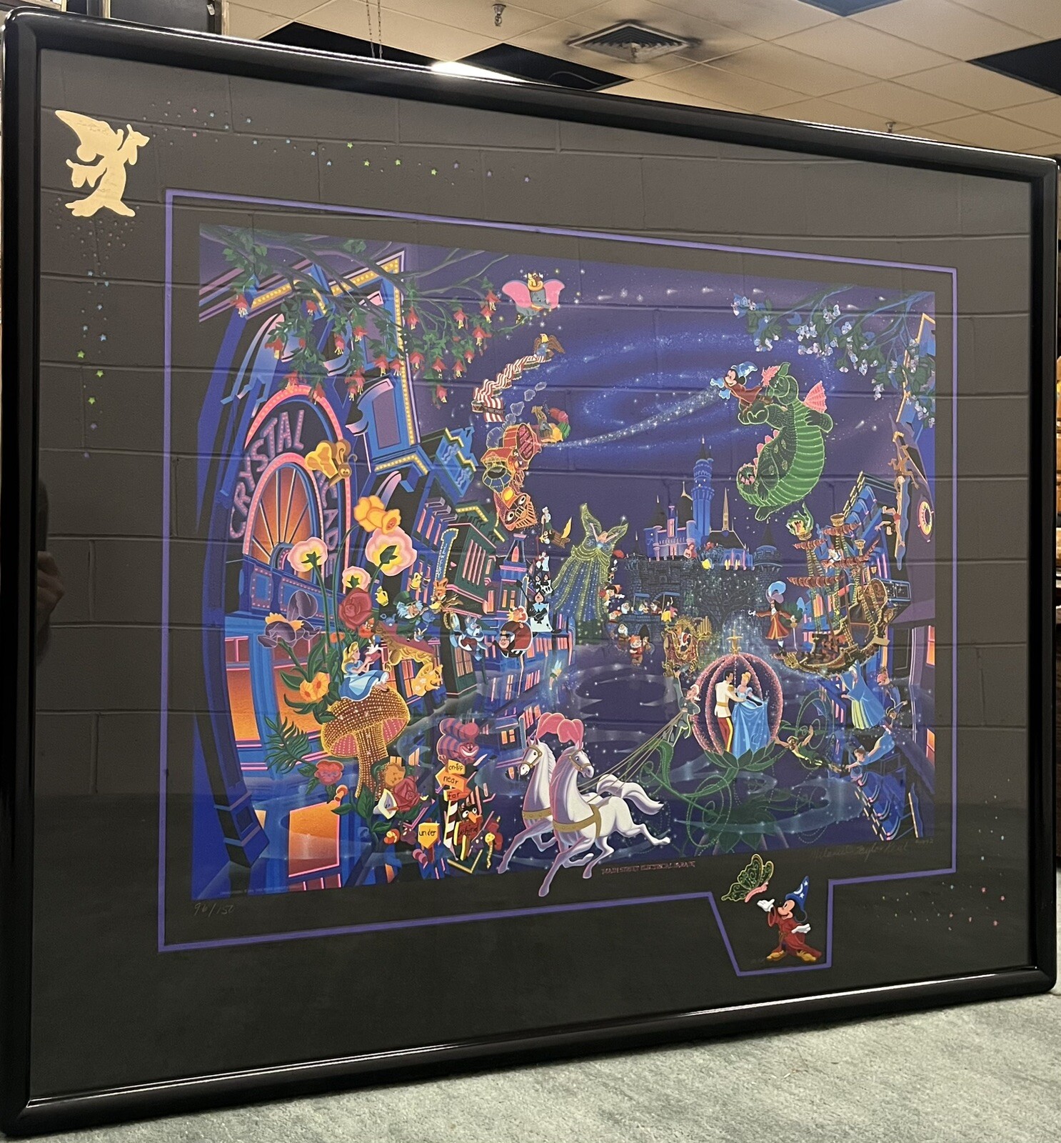1992 Disney Main Street Electrical Parade Serigraph Melanie Kent Taylor 96/150 1992 Disney Main Street Electrical Parade Serigraph Melanie Kent Taylor 96/150