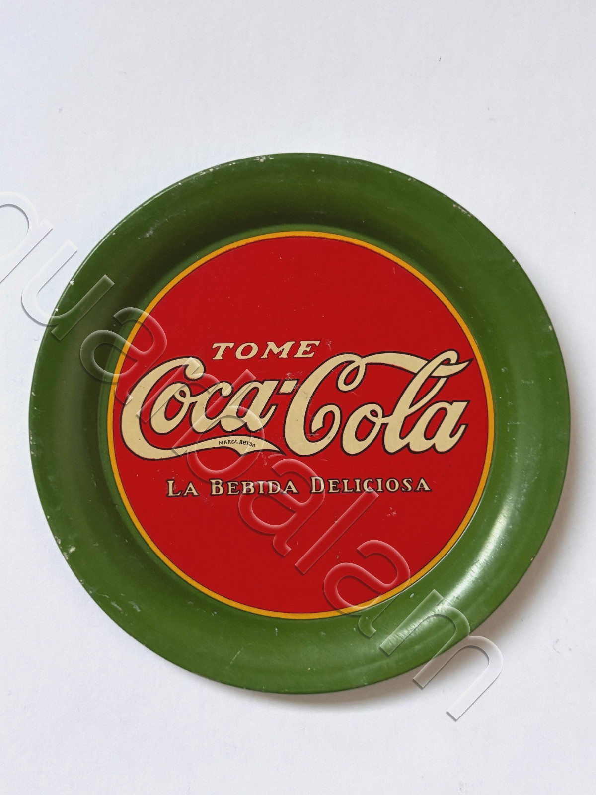 Mexican vintage Coca Cola first ever mexican Tip Tin Tray EXTREMELY RARE 1920s Mexican vintage Coca Cola first ever mexican Tip Tin Tray EXTREMELY RARE 1920s