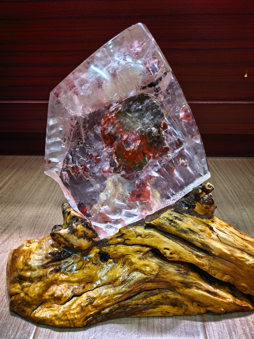 20.2LB Natural Phantom Quartz Crystal Druse ，Rare Inclusion Crystal Raw Specimen