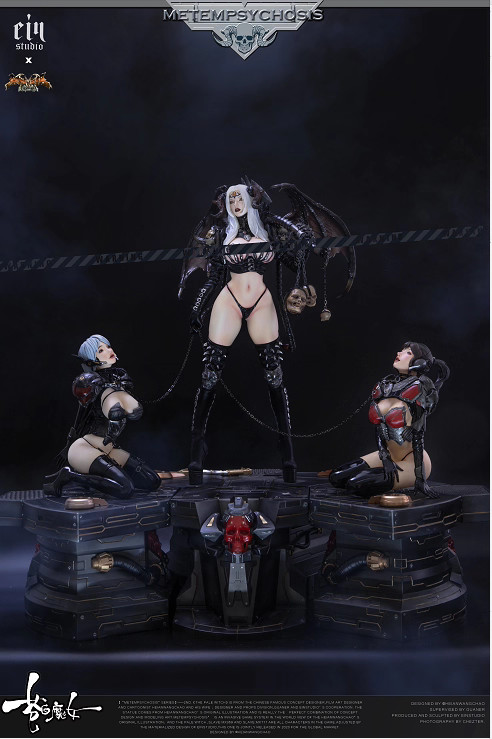Ein Studio Metempsychosis Series The Pale Witch Resin Statue Stock New 3pcs Set Ein Studio Metempsychosis Series The Pale Witch Resin Statue Stock New 3pcs Set