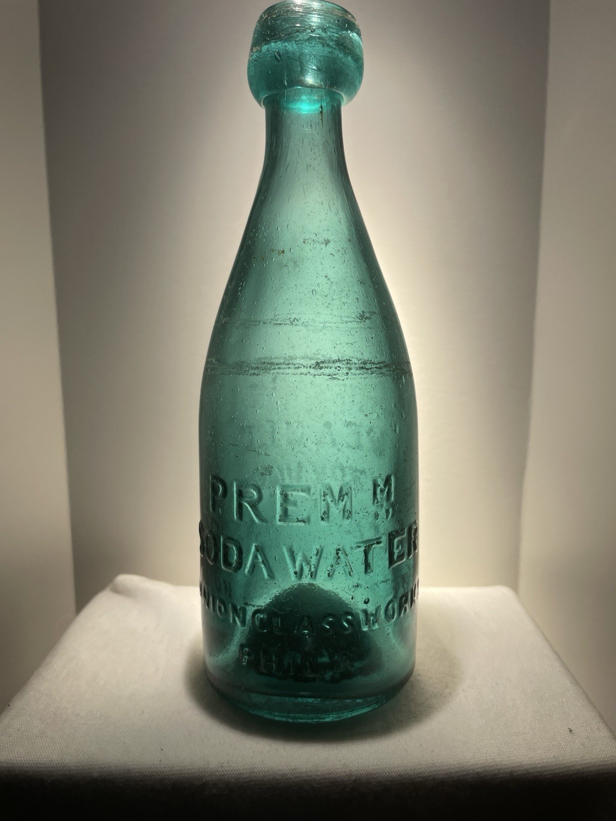 W. EAGLE VESTRY, VARICK & CANAL STS, PREMm SODA WATER, UNION GLASSWORKS, PHILA. W. EAGLE VESTRY, VARICK & CANAL STS, PREMm SODA WATER, UNION GLASSWORKS, PHILA.