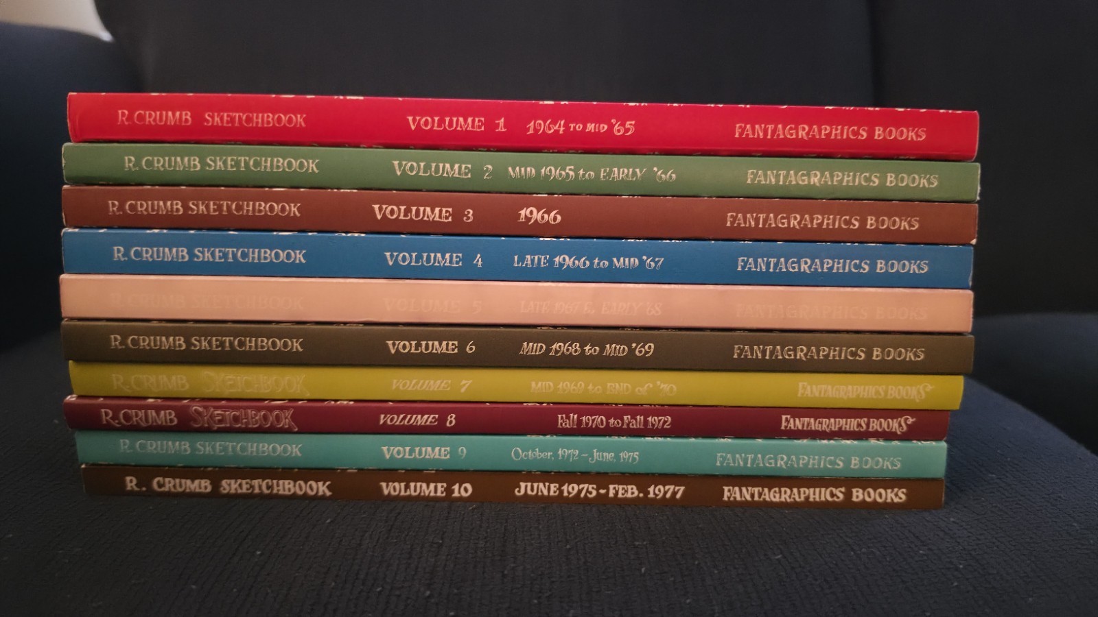 R. CRUMB SKETCHBOOK Volume 1,2,3,4,5,6,7,8,9,10 Comic Book Set FANTAGRAPHICS NOS R. CRUMB SKETCHBOOK Volume 1,2,3,4,5,6,7,8,9,10 Comic Book Set FANTAGRAPHICS NOS