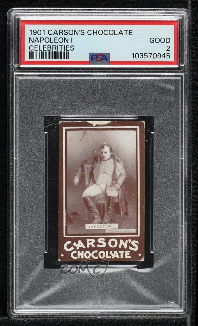 1901 Carson's Chocolate Napoleon Bonaparte Napleon I PSA 2 04le