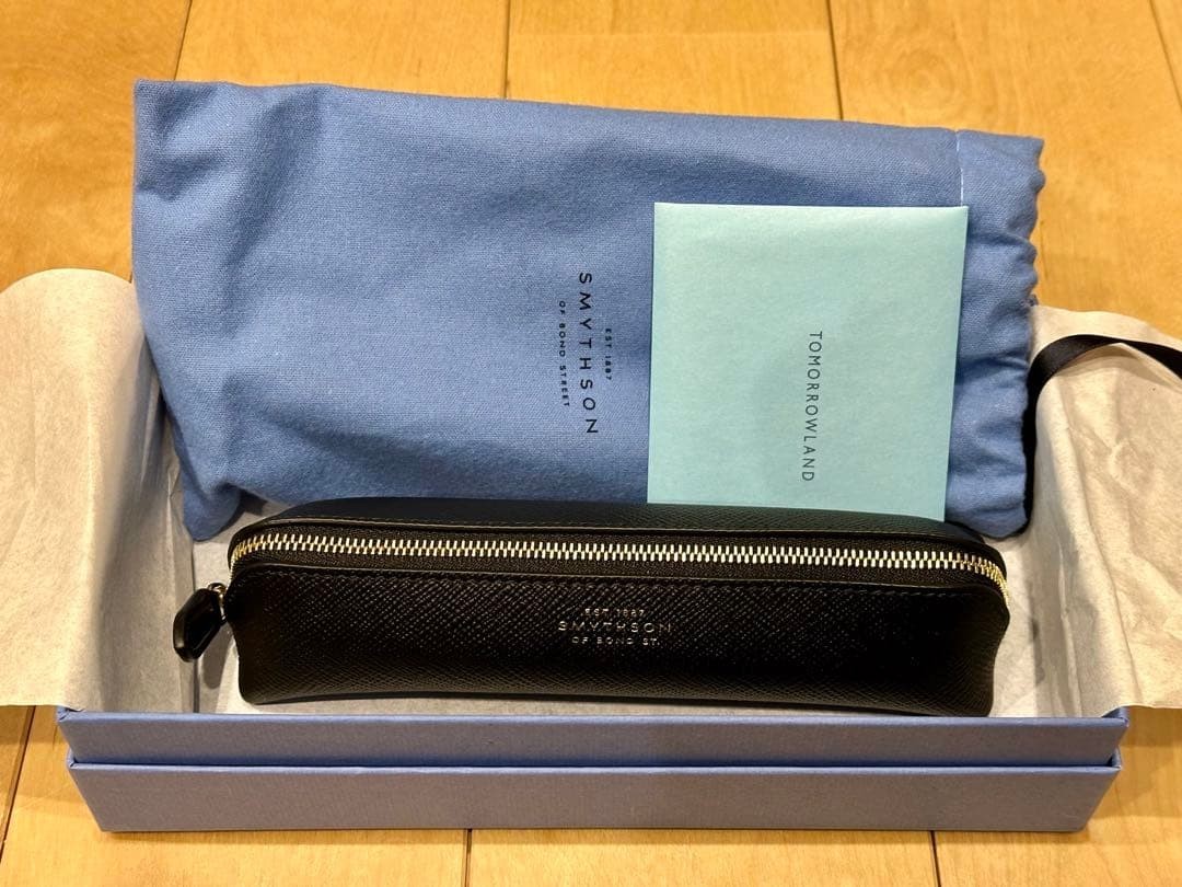 Smythson Panama Pencil Case Brand new and unused, a sentimental item from JAPAN