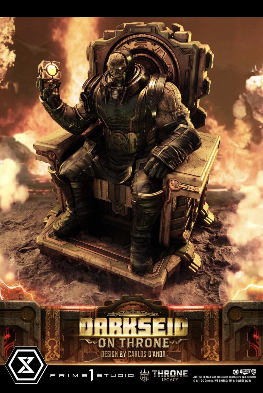 Prime 1 Studio 1/4 Darkseid on Throne Deluxe Bonus Edition #41/100 BRAND NEW