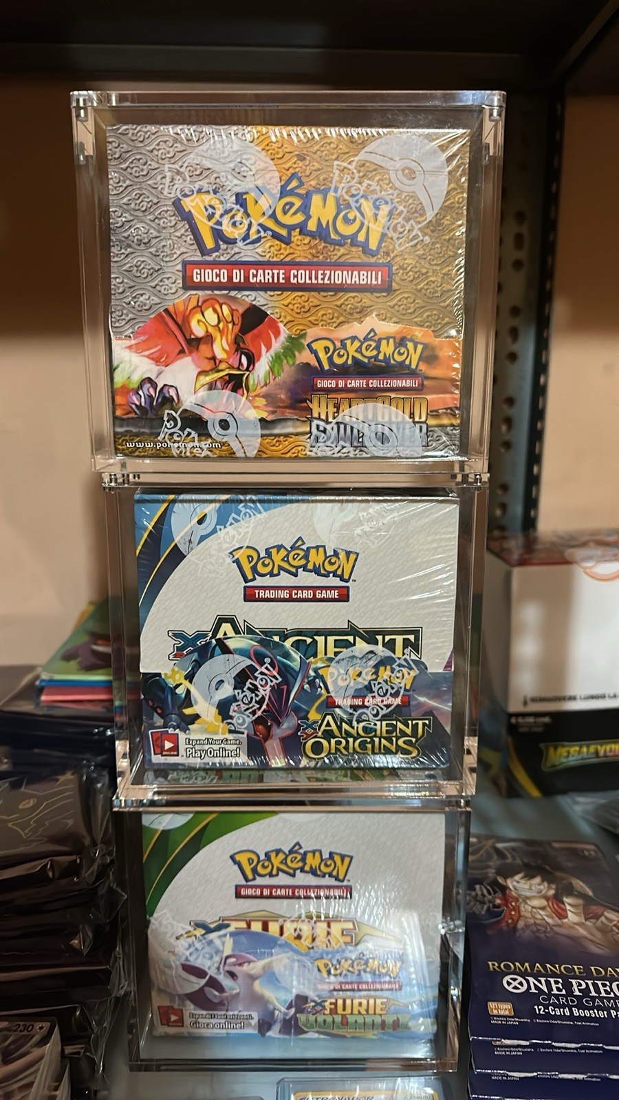 Vintage Pokemon Box - Heartgold, Ancient Origins, Fury Flying