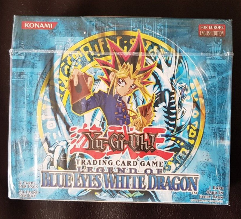 Factory Sealed LOB Box Legend of Blue Eyes White Dragon 2002 