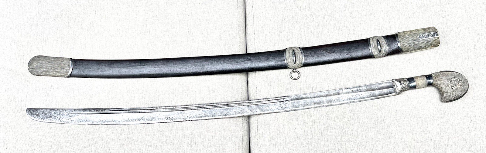 Vintage Antique 1903 Russian Caucasian Niello Silver Cossack Army Sword Shashka Vintage Antique 1903 Russian Caucasian Niello Silver Cossack Army Sword Shashka