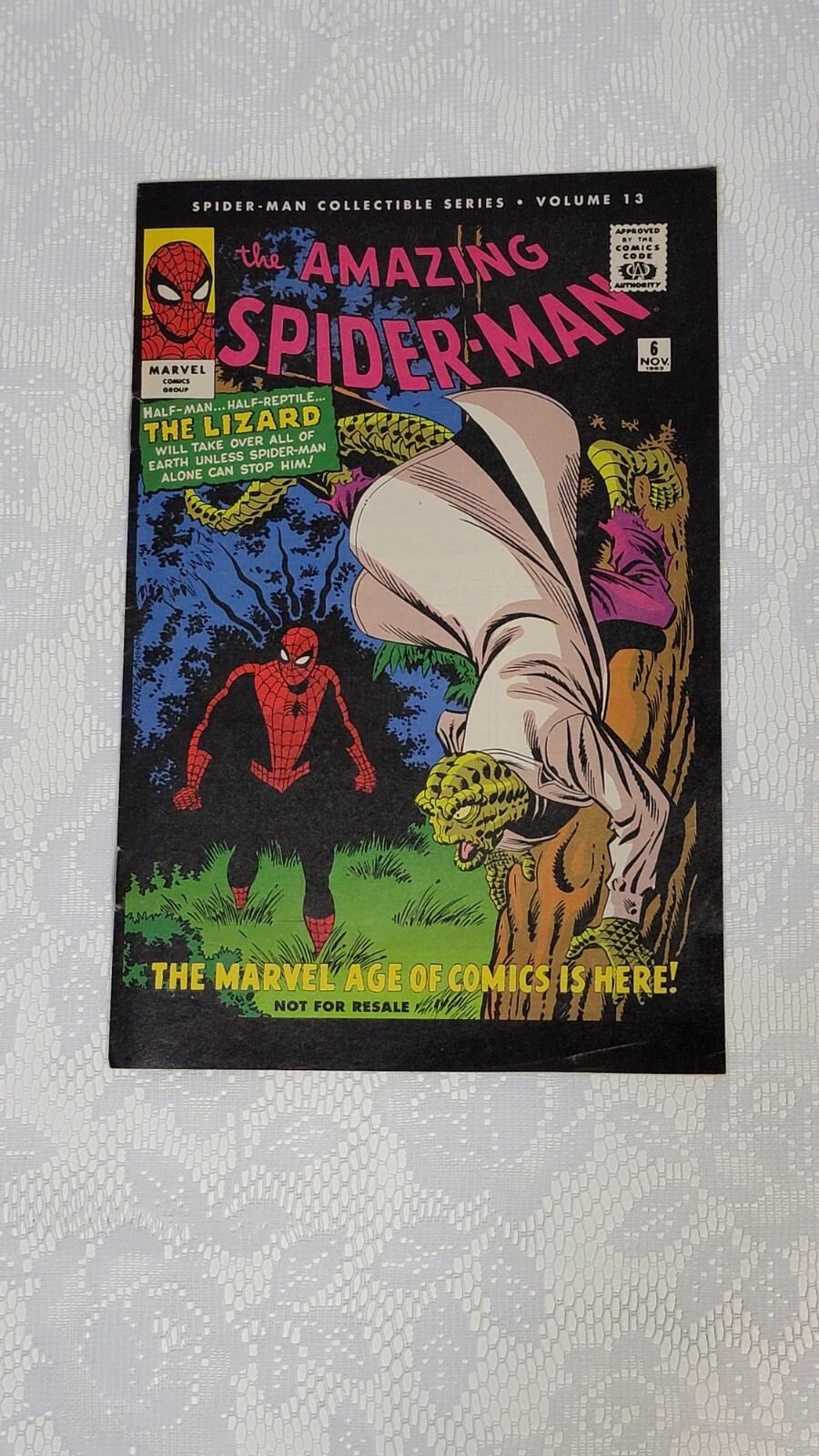 Amazing Spider-Man Vol. 13, Reprint, Half-Man/Lizard, Peter Parker, Marvel 1963 Amazing Spider-Man Vol. 13, Reprint, Half-Man/Lizard, Peter Parker, Marvel 1963