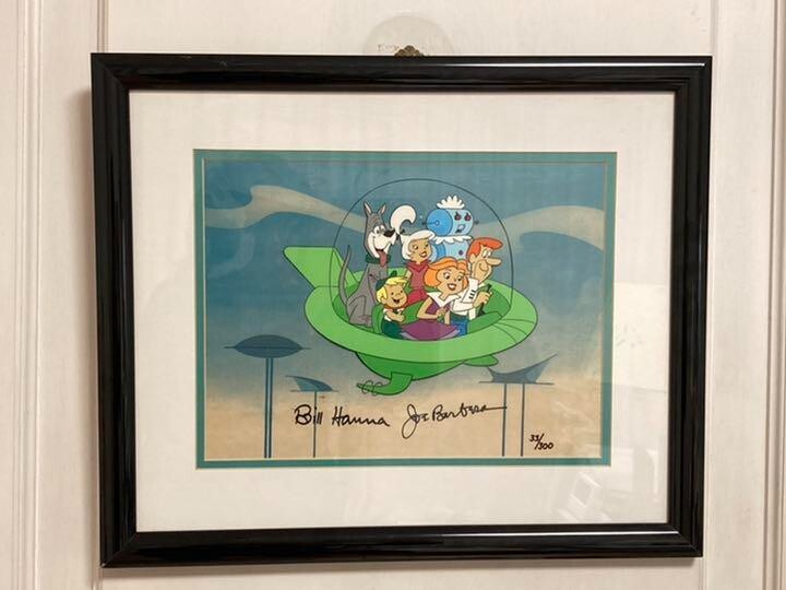 Hanna Barbera Signed Original Animation Art Cel Limited SUNDAY DRIVE Jetsons Hanna Barbera Signed Original Animation Art Cel Limited SUNDAY DRIVE Jetsons