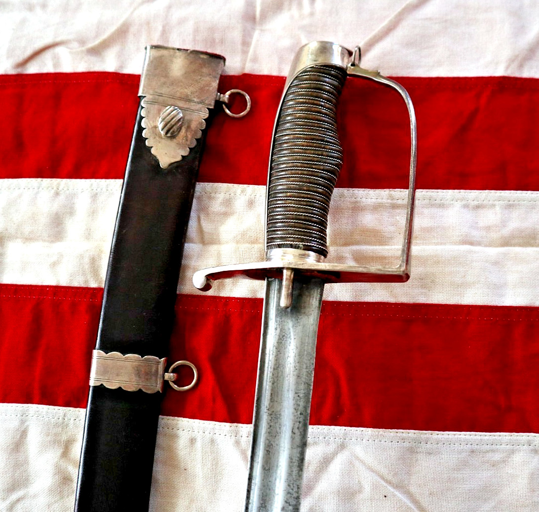 AMERICAN WAR OF 1812 NAPOLEONIC WARS BRITISH A P SOMERSET REG SILVER HILT SWORD