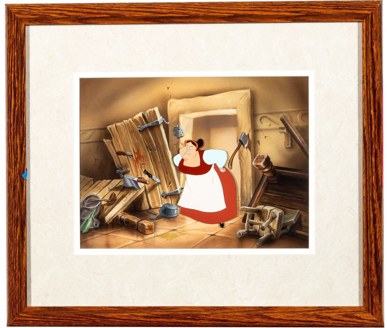 Little Mermaid (1989) Original Key Master Production cel background Sotheby's