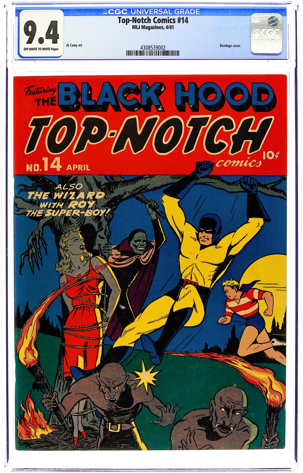 Top-Notch Comics #14 CGC 9.4 1941 4308539002