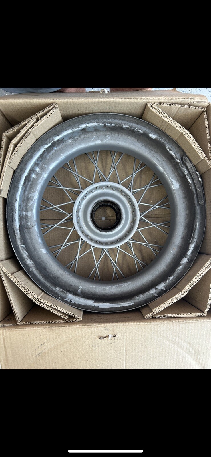 Jaguar XKE original 48 spoke wheels. Set of 4