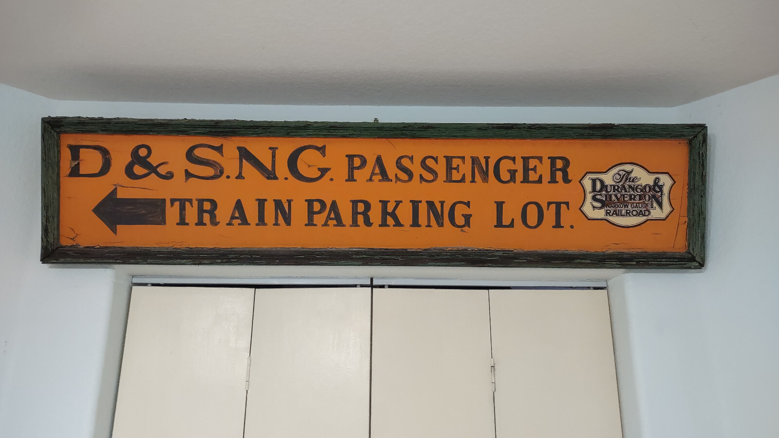 DENVER & SILVERTON NARROW GAUGE ORIGINAL SIGN HO-HON3 -S-SN3-O-ON3 60 DENVER & SILVERTON NARROW GAUGE ORIGINAL SIGN HO-HON3 -S-SN3-O-ON3 60