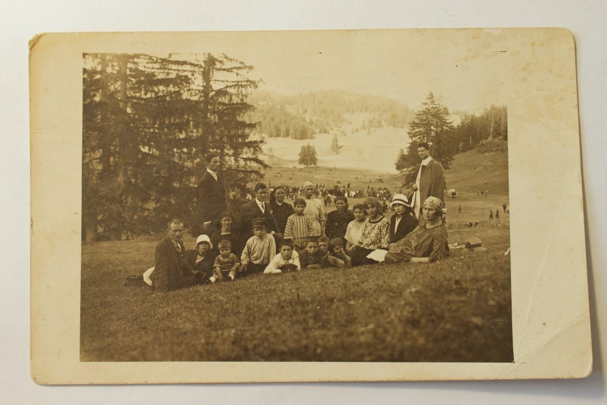 Antique Bulgarian Mountain Festival Photo 1930's Antique Bulgarian Mountain Festival Photo 1930's