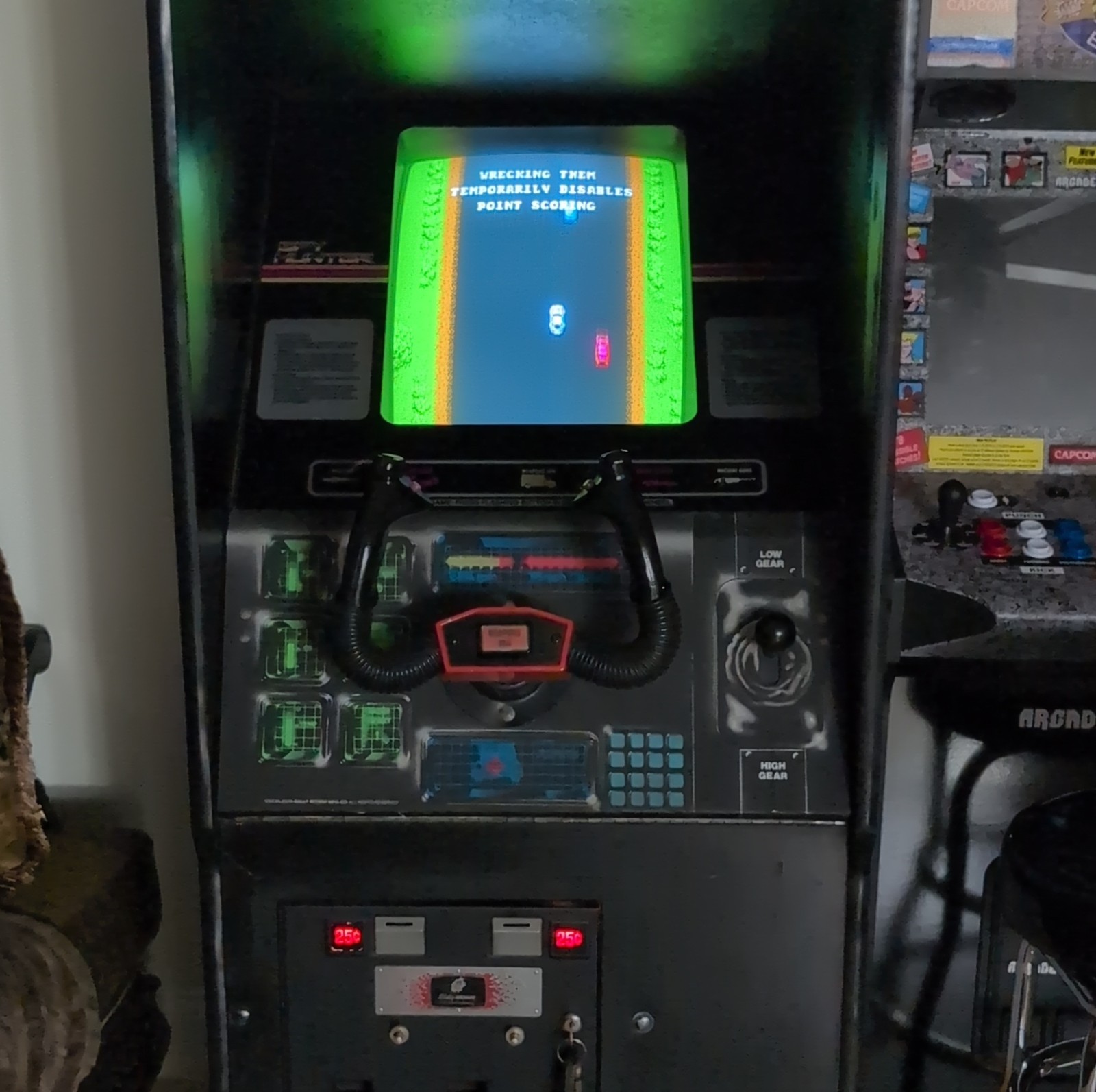Bally Midway Spy Hunter Original Upright Arcade Machine 115V 60Hz 3A Bally Midway Spy Hunter Original Upright Arcade Machine 115V 60Hz 3A