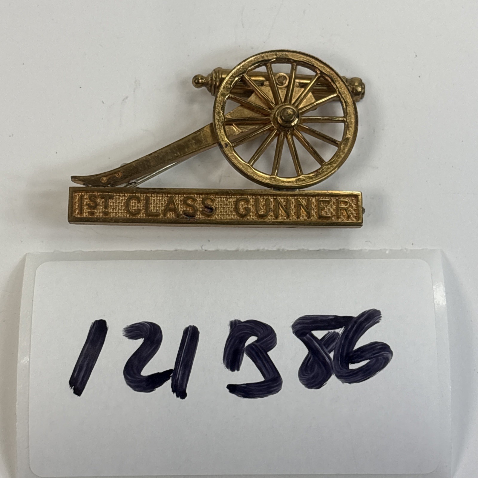 1903-1913 US ARTILLERY 1st Class Gunner BADGE Insignia Blank ID 121B86 1903-1913 US ARTILLERY 1st Class Gunner BADGE Insignia Blank ID 121B86
