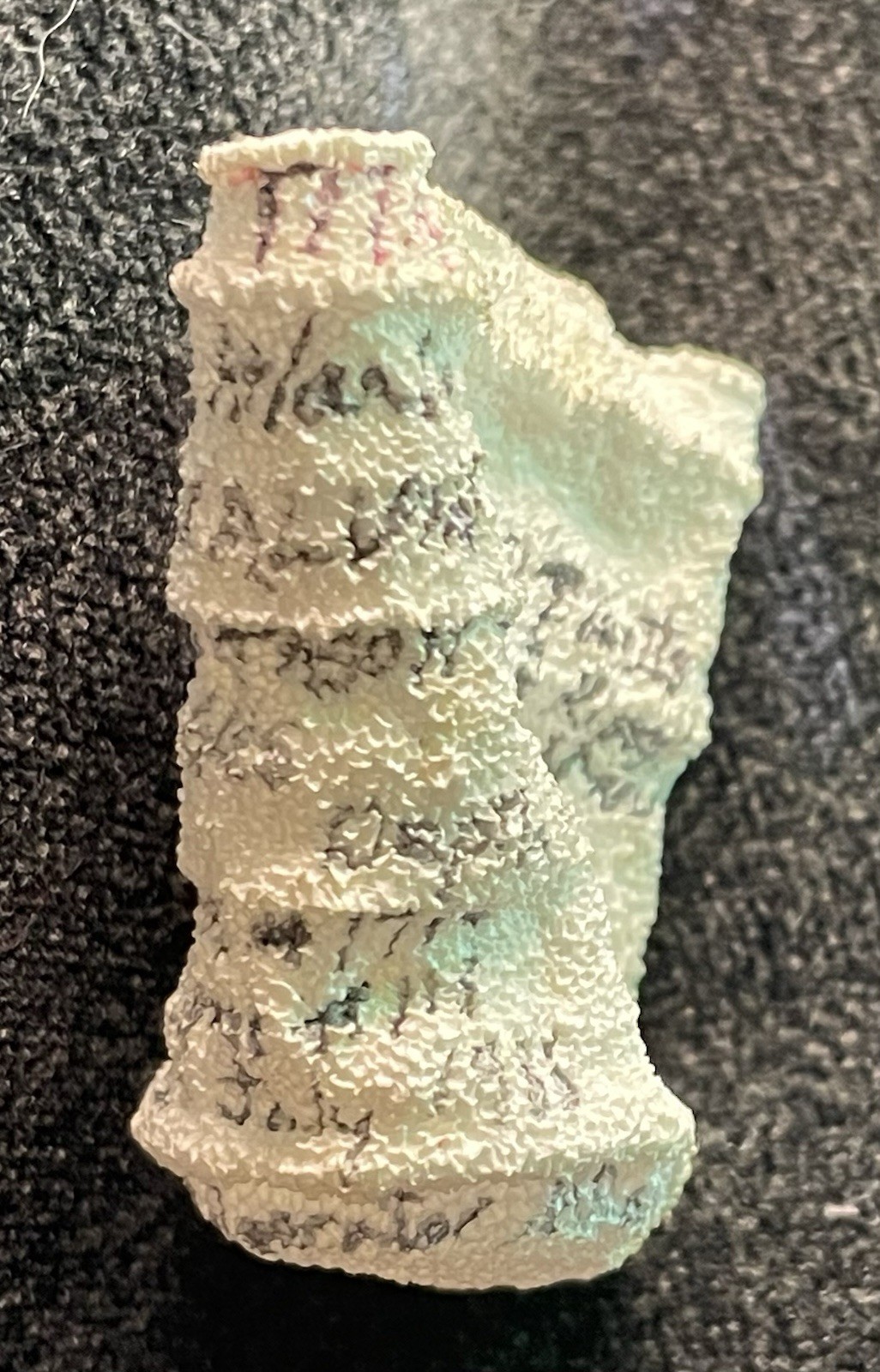 RMS TITANIC / DSRV ALVIN  Artifact from Discovery Voyage 1986 - Compressed Cup