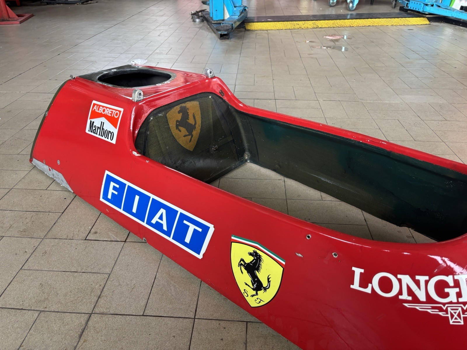 Original Ferrari 126 C4 Alboreto Car Cover