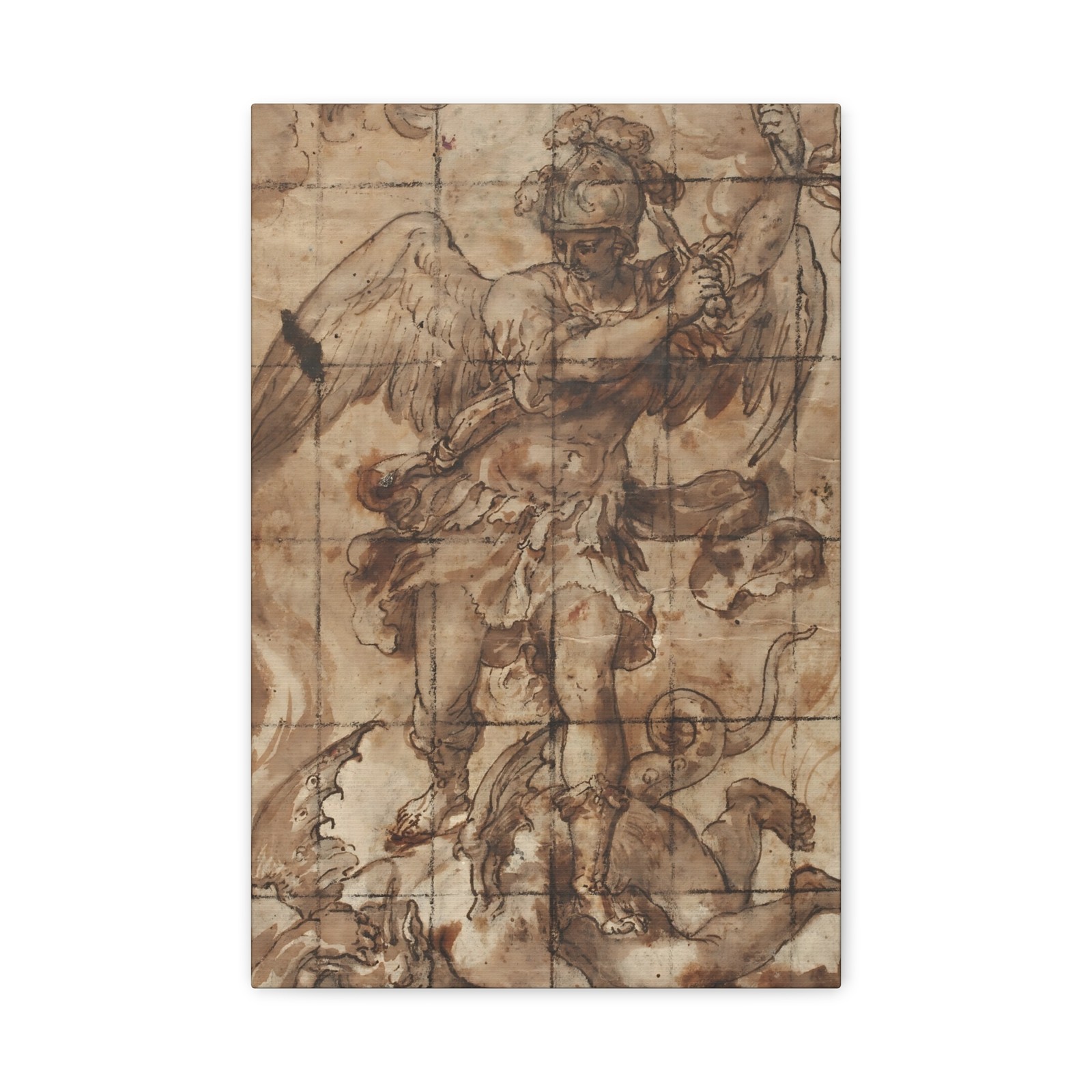 Camilo, Francisco - Saint Michael Archangel - Canvas Wall Art Camilo, Francisco - Saint Michael Archangel - Canvas Wall Art