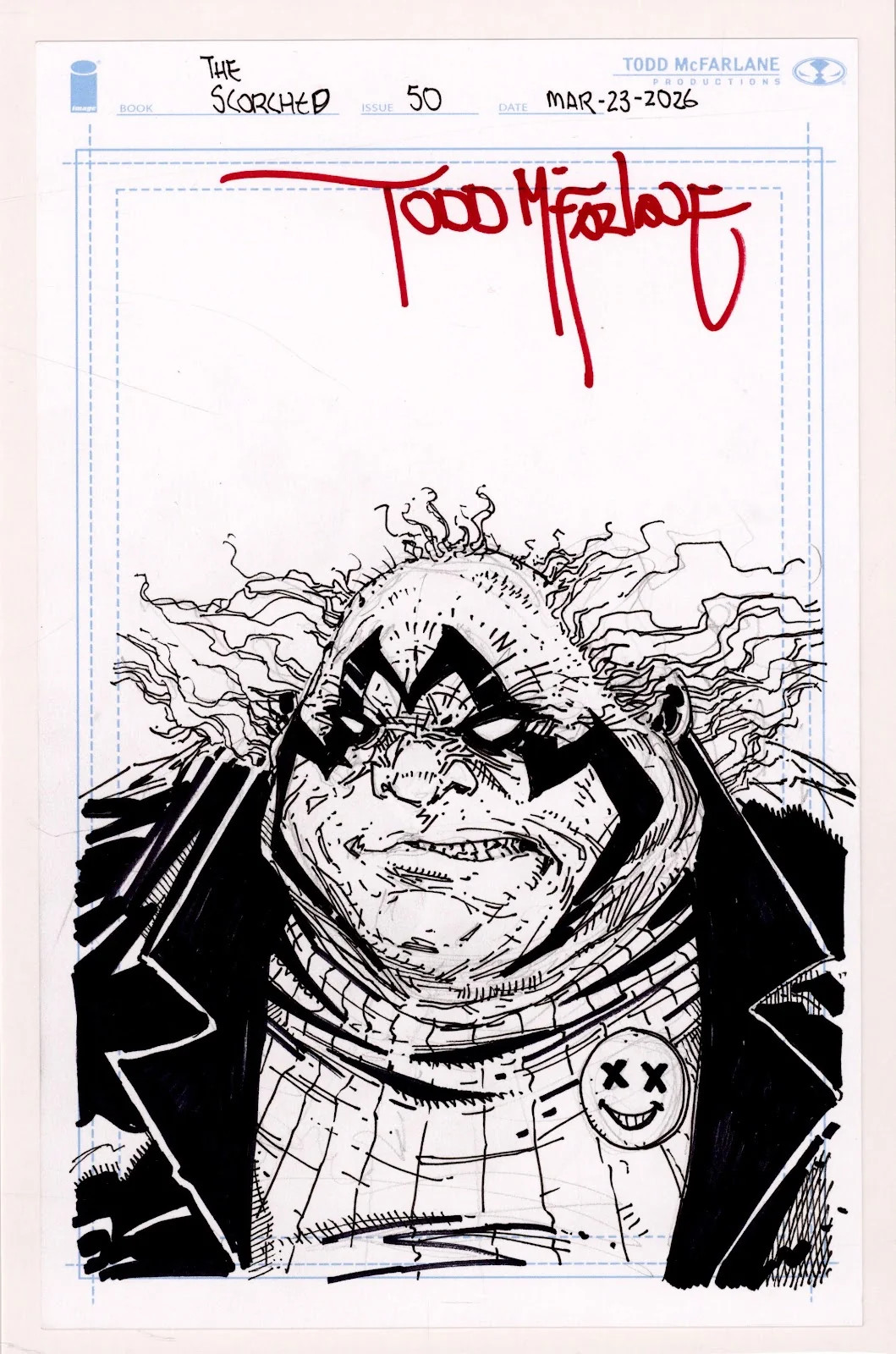 Spawn Scorched 50 Todd McFarlane Original Art Incentive Image (2026) Spawn Scorched 50 Todd McFarlane Original Art Incentive Image (2026)