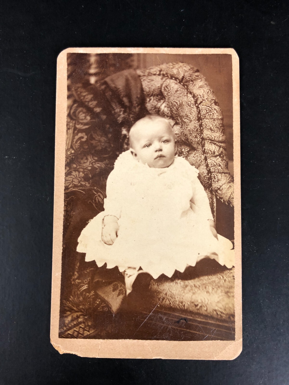 Newark,NJ Antique Victorian Baby CDV Photograph 1870s 1880s Blue Eyes Light Skin Newark,NJ Antique Victorian Baby CDV Photograph 1870s 1880s Blue Eyes Light Skin