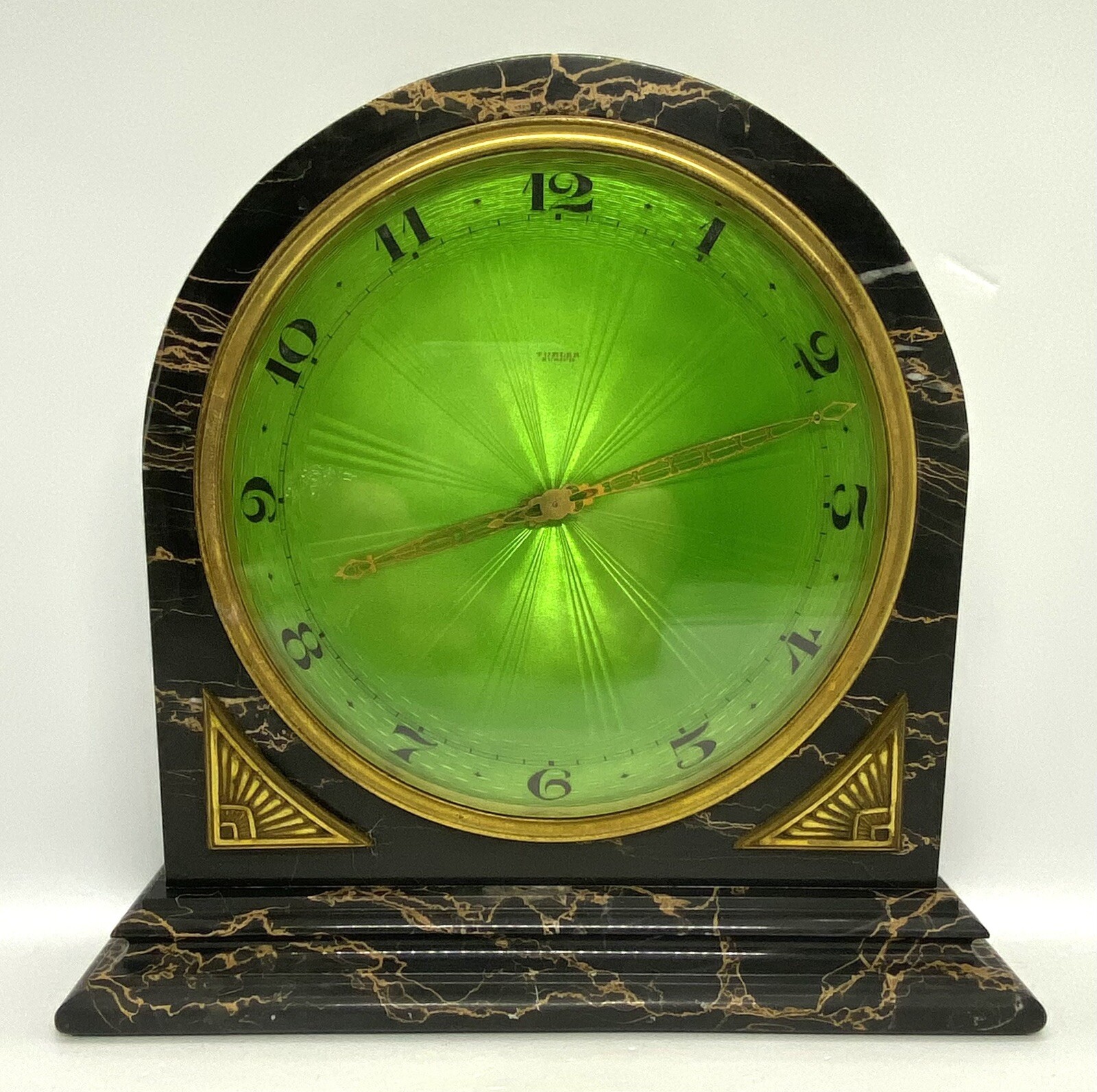 Vintage Turler LeColtre Zurich Marble Desk Clock Not Working