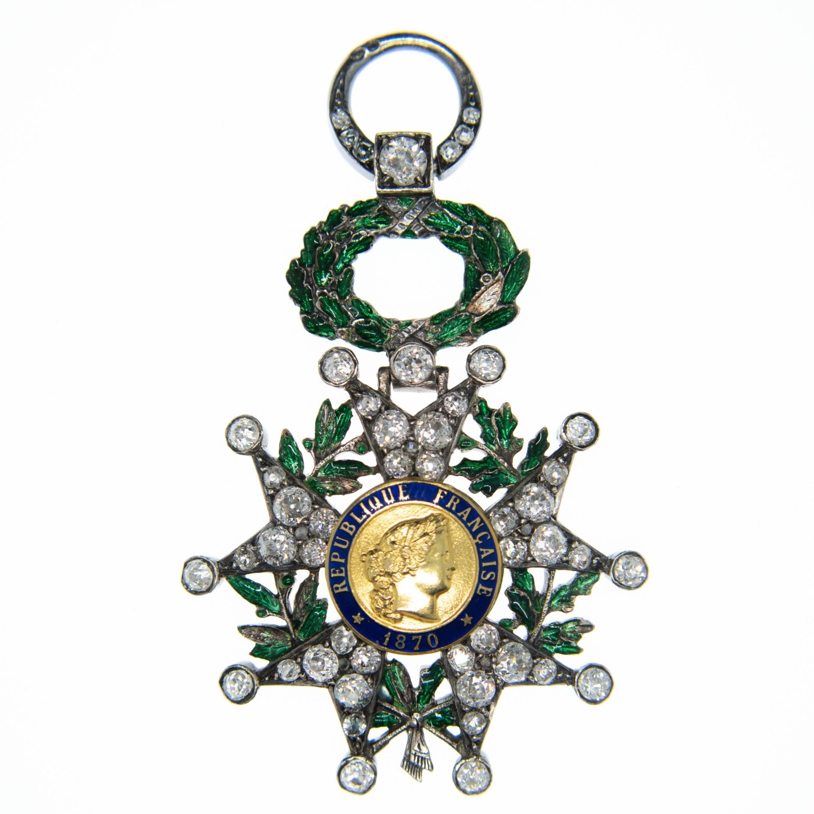 Exceptional and superb luxury Legion of Honor medal. Exceptional and superb luxury Legion of Honor medal.