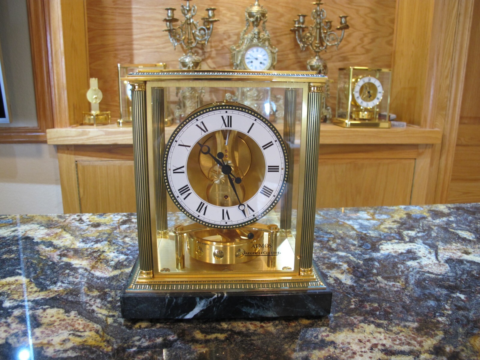 Jaeger Le Coultre Atmos Vendome Cal. 540 Clock just serviced. Jaeger Le Coultre Atmos Vendome Cal. 540 Clock just serviced.