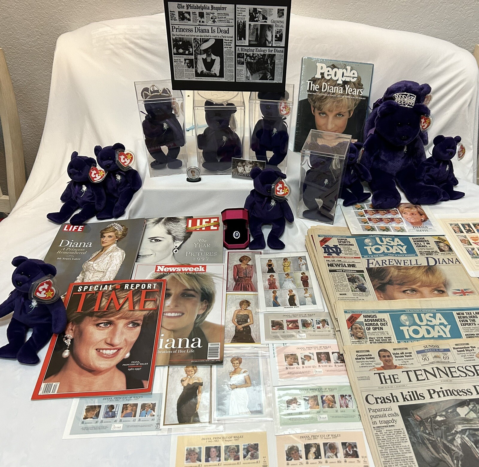 The ULTIMATE Rare Ty Princess Diana Collection Plus Beanie The ULTIMATE Rare Ty Princess Diana Collection Plus Beanie