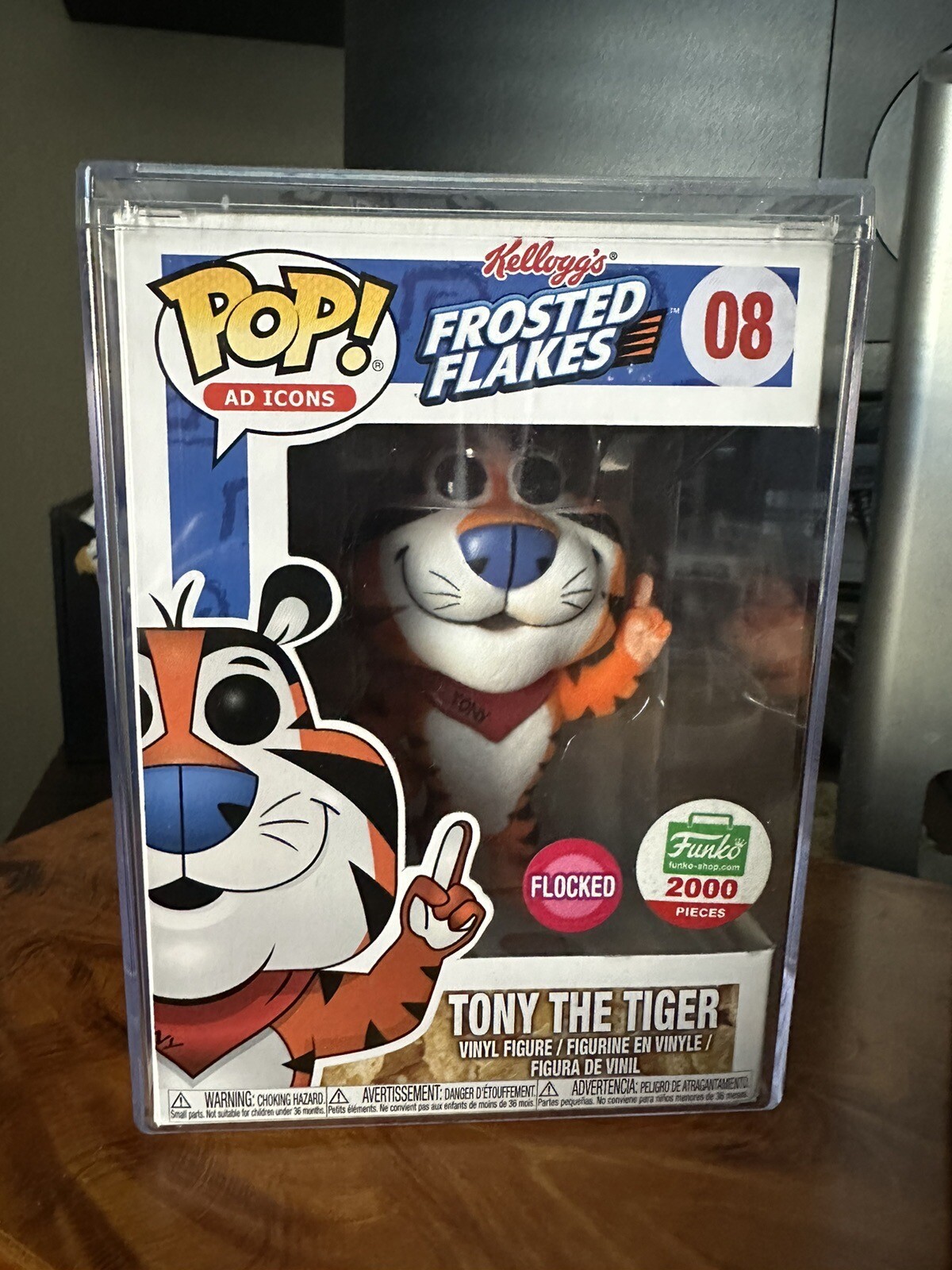Funko Pop #08 Tony the Tiger (Flocked) - Kellogg's Ad Icons Funko Shop LE 2000 Funko Pop #08 Tony the Tiger (Flocked) - Kellogg's Ad Icons Funko Shop LE 2000