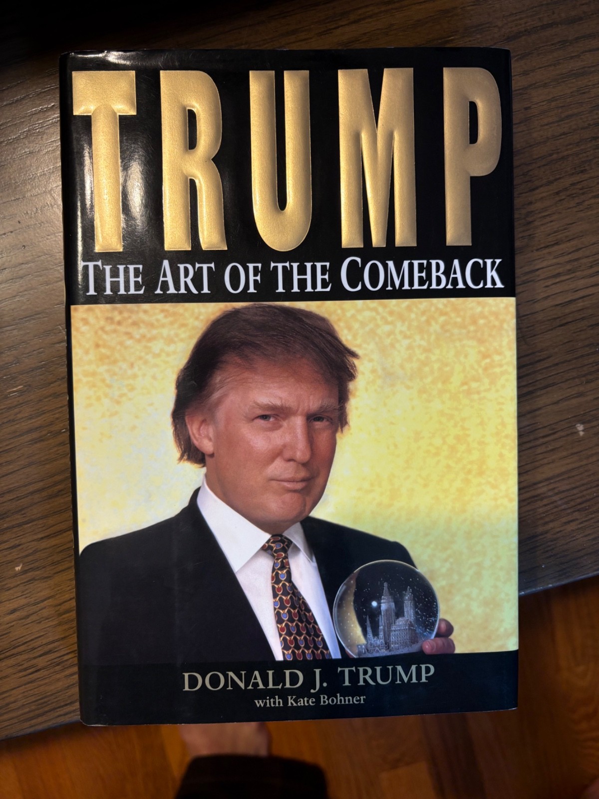 signed Donald Trump book