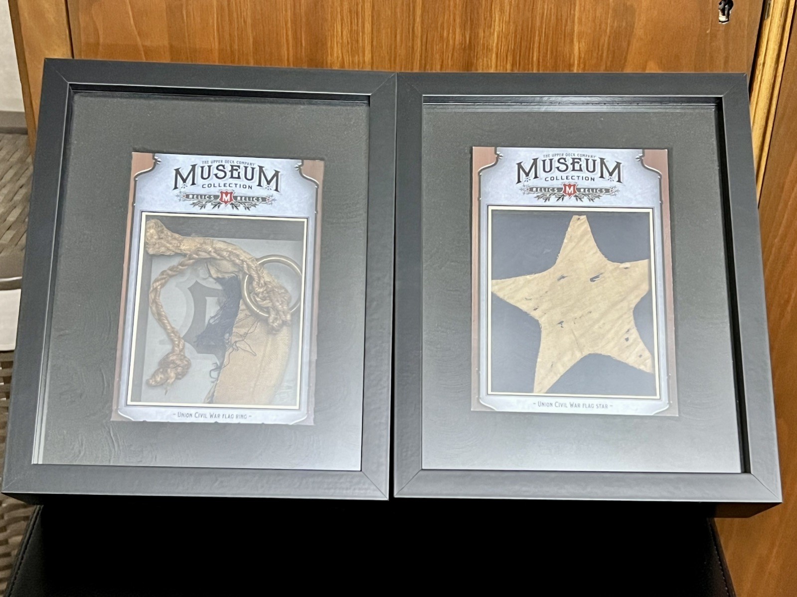2012 UD Goodwin Champions Museum Collection Civil War Union Flag Star & Ring Set