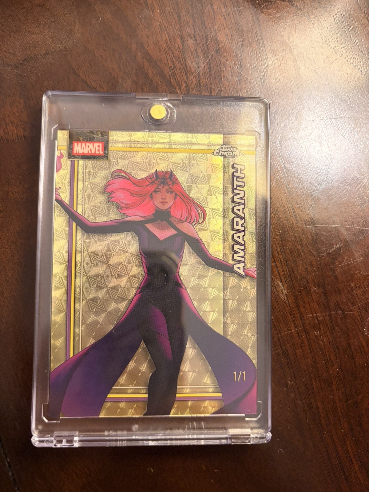 Topps 2026 Marvel Topps Chrome Amaranth Superfractor 1/1 #004