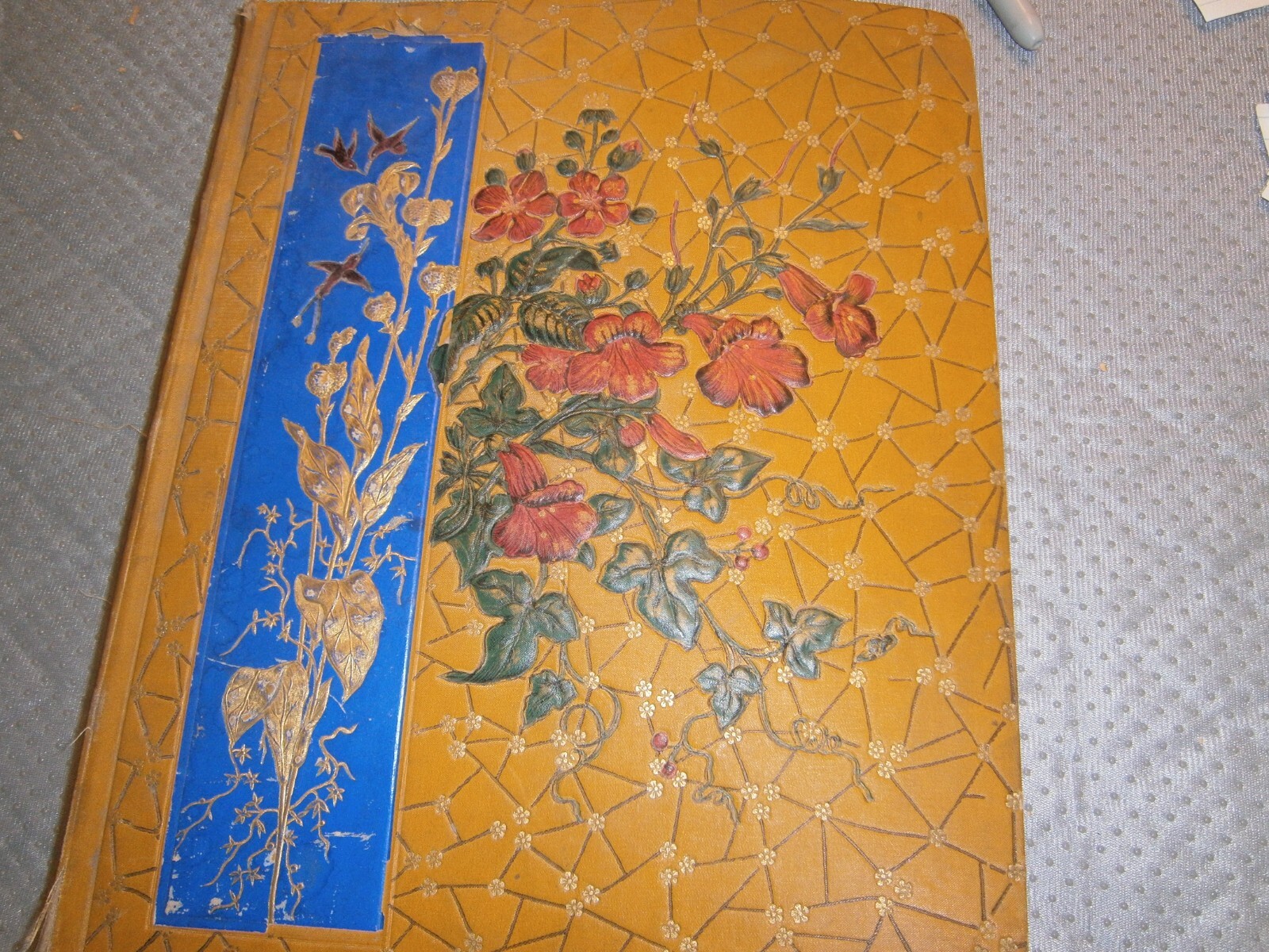 Antique c1890s VICTORIAN SCRAPBOOK Die Cut Cards Illus CC164 Antique c1890s VICTORIAN SCRAPBOOK Die Cut Cards Illus CC164