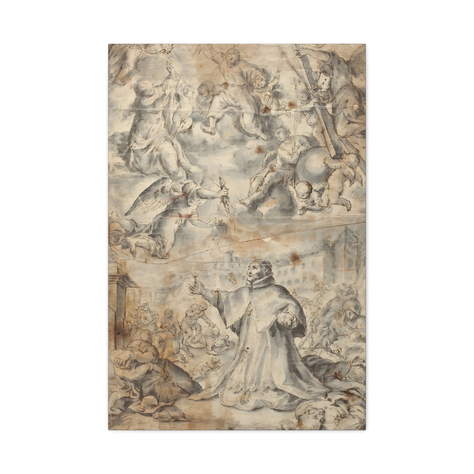 Camilo, Francisco - Saint Charles Borromeo - Canvas Wall Art