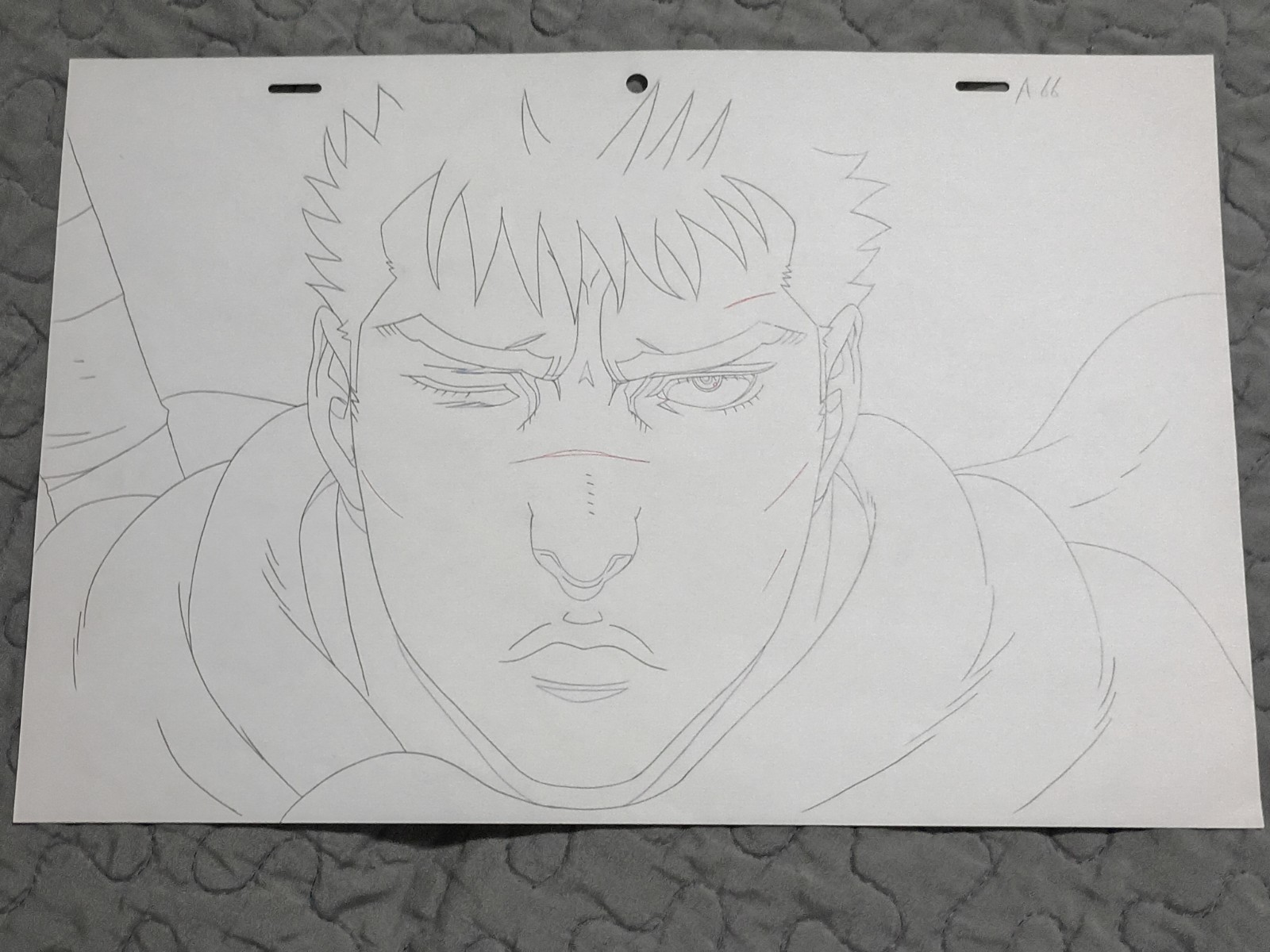 Guts Berserk Original Production Drawing Douga Not Cel Animation Art