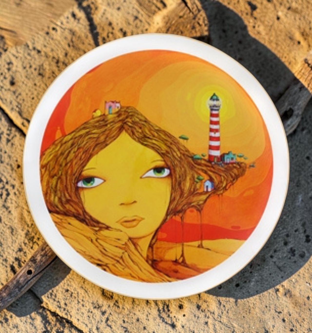 Vista Alegre “A Ilha” XXL Plate The Sunset Island Limited Art Piece 21143708 Vista Alegre “A Ilha” XXL Plate The Sunset Island Limited Art Piece 21143708