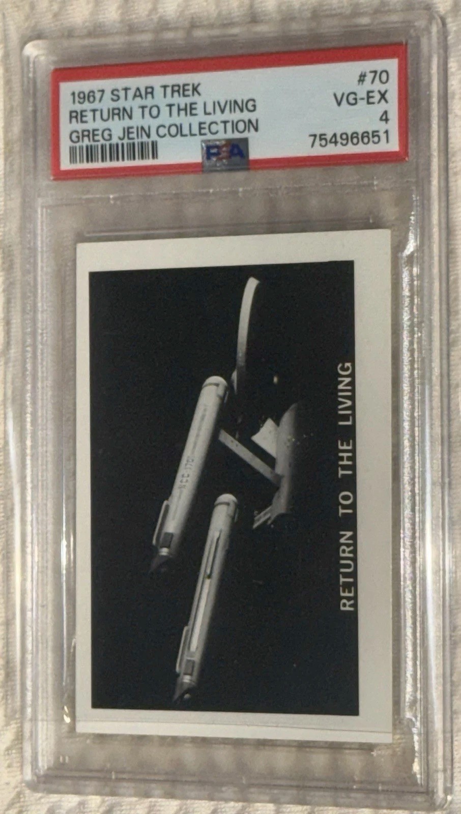 GREG JEIN COLLECTION | 1967 Star Trek #70 Return to the Living PSA 4 VG-EX RARE
