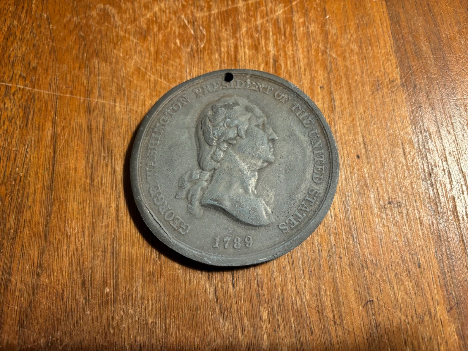 Original President George Washington 1789 Indian/Native American Peace Medal