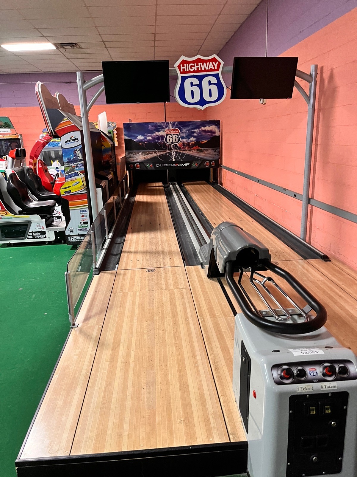 Highway 66 Duck Pin Bowling Lanes 1 Pair 2 Lanes Installed